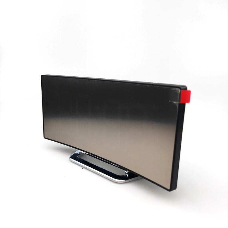 Creative electronic clock large screen curved LED electronic clock mirror clock silent alarm clock factory direct sales 6507
